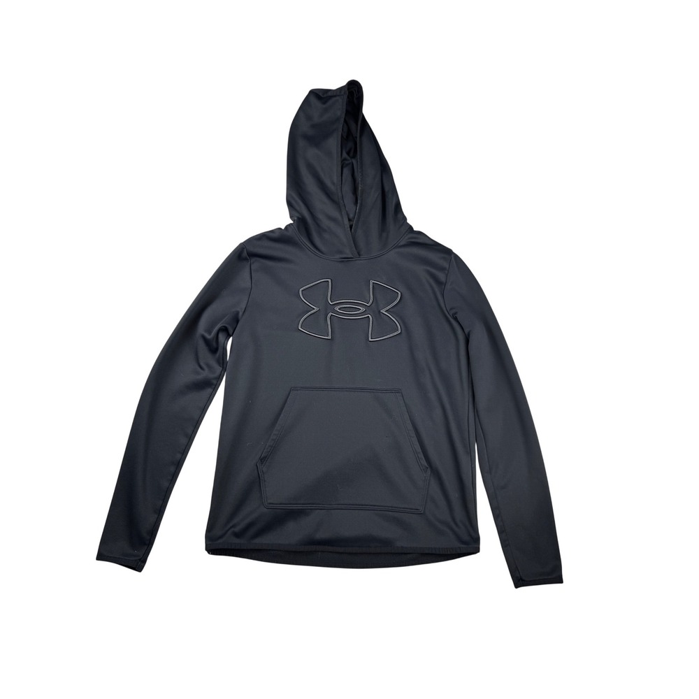 Under Armour Hoodie Women's Size S Black Pullover Long Sleeve